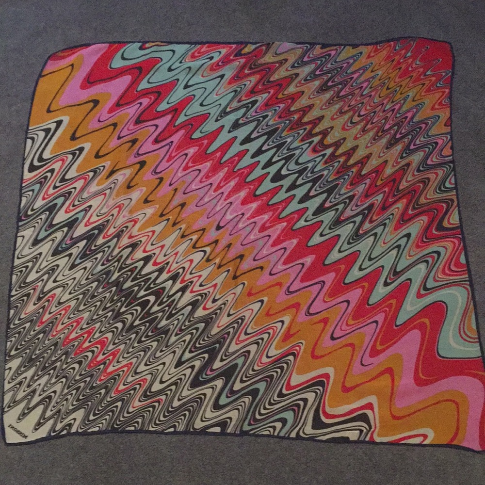 MISSONI chiffon square scarf